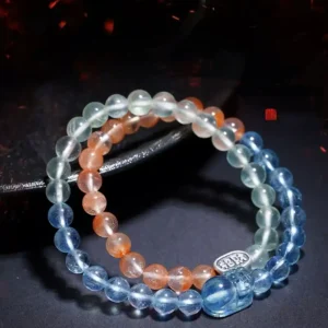 Aqua Radiance – Water Wood Fire Element Wealth Pixiu Bracelet