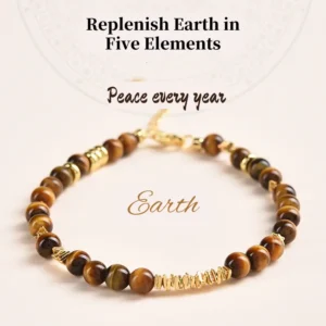 Earth Guardian – Tiger Eye & Gold Harmony Bracelet