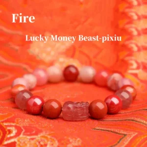 Fiery Guardian – Fire Element Pixiu Bracelet