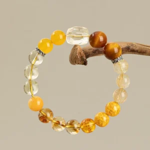 Gold Core-Five Elements Earth Energy Bracelet