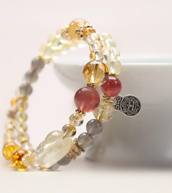 Citrine Pixiu centerpiece detail