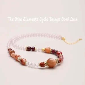 Lucky Follow – Fire Element Multi-Wrap Crystal Necklace Bracelet