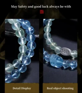 Water Wood Element Crystal Pixiu Bracelet