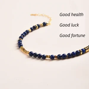 Ocean Wisdom – Lapis Lazuli Peace bracelet