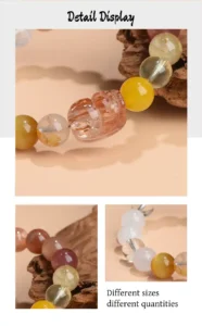 Fire Earth Metal Feng Shui Pixiu Bracelet