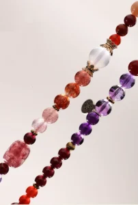 Radiant Ember – Fire Element Double Wrap Pixiu Bracelet