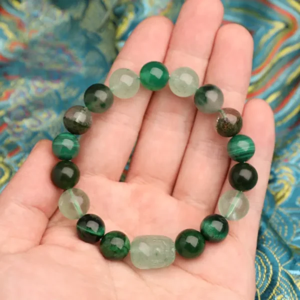 Green Tiger’s Eye and Serpentine combination