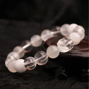 White Radiance-White crystal Pixiu Bracelet