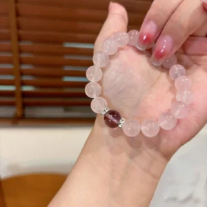 Amora Bond – Rose Quartz & Amethyst Love Energy Bracelet