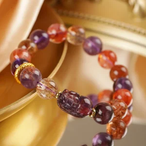 Mystic Fortune – Amethyst Phantom Pixiu Bracelet