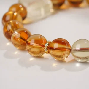 Zakir Wealth – Golden Citrine Carved Bracelet