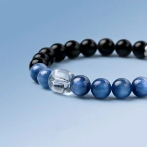 Guardian Realm – Kyanite, Obsidian & Quartz Healing Bracelet