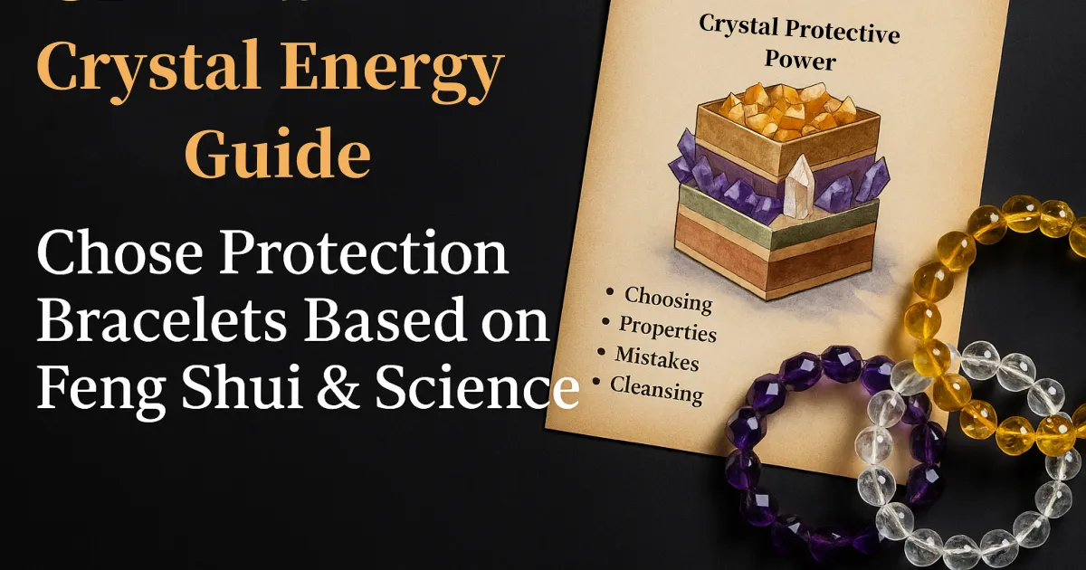 Read more about the article Crystal Energy Guide: Choosing the Right Protection Bracelet Based on Feng Shui and Science