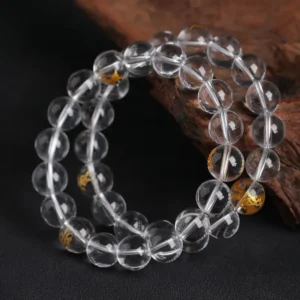 Triad Harmony Zodiac Bracelet – Natural Clear Quartz Energy Jewelry