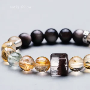 Magnet Aura – Mixed Crystal Wealth Energy Bracelet
