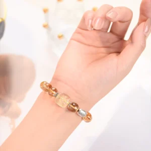 Treasure Calling – Yellow Tower Crystal & Citrine Pixiu Bracelet