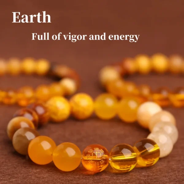 Yellow Tiger Eye Energy Crystal Bracelet
