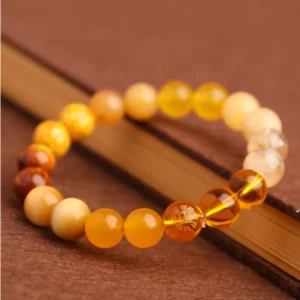 Yellow Tiger Eye Balanced Earth Bracelet
