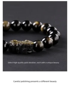 Twin Guardians – Obsidian Pixiu Couple Bracelets