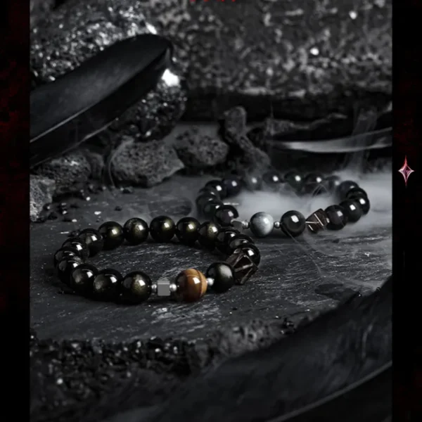 GUXI dual-style gemstone bracelets for men