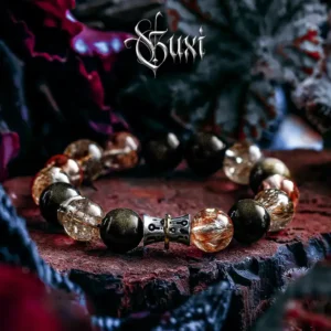 GUXI Valor Flame – Men’s Handmade Energy Bracelet