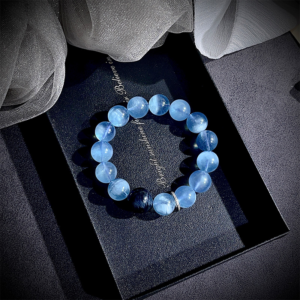 Brave Tide – Aquamarine & Blue Tiger Eye Courage Bracelet