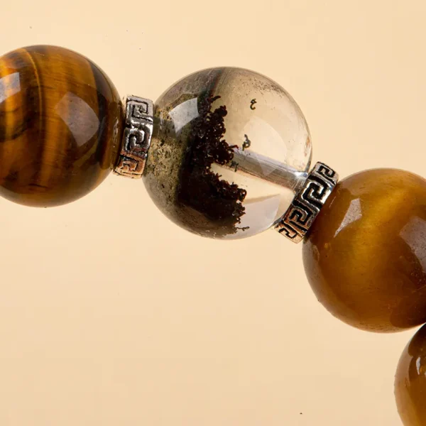 Citrine, White Agate, Phantom Quartz, and Yellow Asai