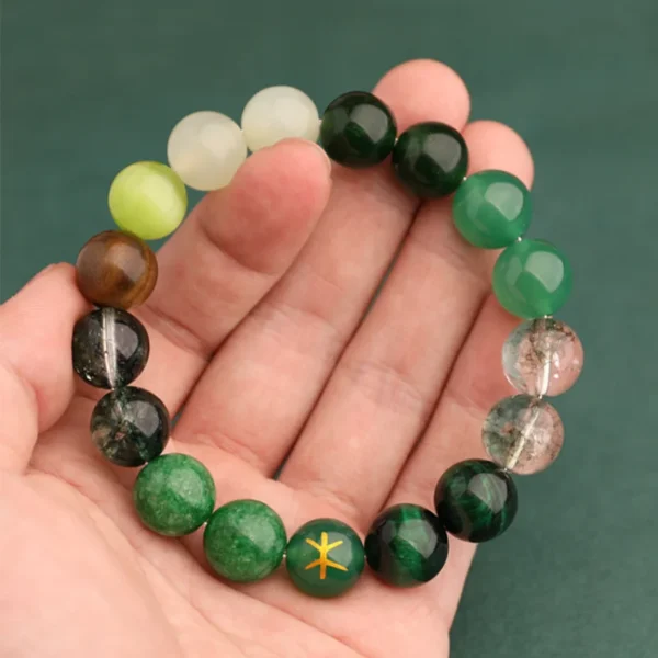 Malachite Energy Bracelet for Protection and Emotional Healing