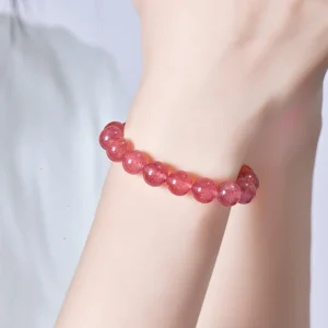 Morning Bloom – Love Energy Bracelet Strawberry Quartz