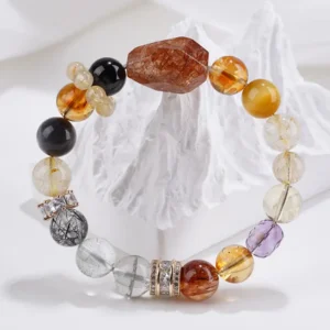 Infinite Wealth – Multi-Gemstone Fortune Bracelet