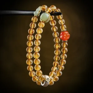 Citrine Zodiac Protector Bracelet – A Symbol of Energy, Harmony, and Protection