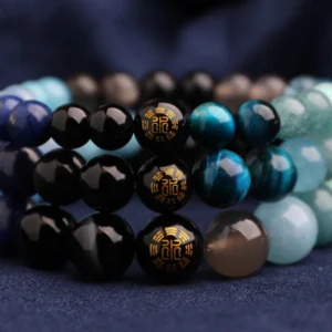 Obsidian Balance Water Energy Bracelet