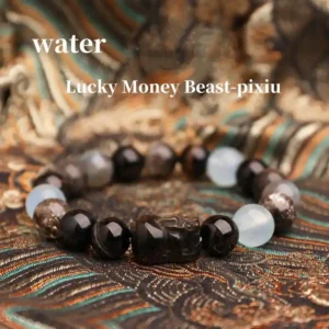 Ocean Guard – Obsidian Pixiu Bracelet