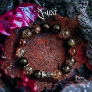 GUXI Valor Flame – Men’s Handmade Energy Bracelet