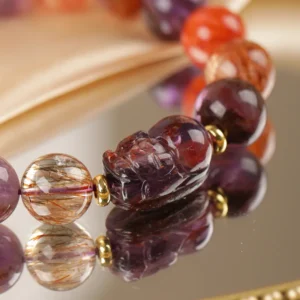 Mystic Fortune – Amethyst Phantom Pixiu Bracelet