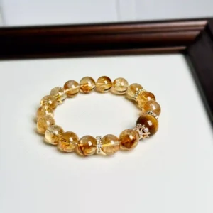 Tiger Radiance – Golden Rutilated Quartz & Tiger’s Eye Bracelet