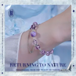 RUYE – Moonlight Wisteria Handmade Spiritual Bracelet