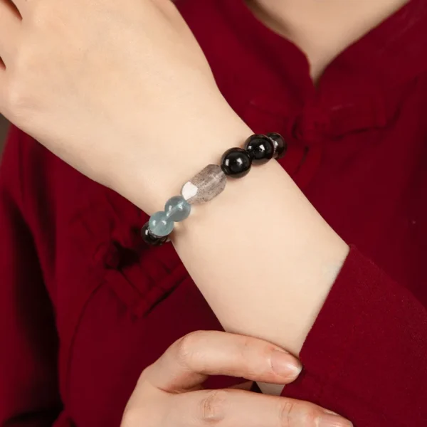 Shadow Flow – Five Elements Water Energy Bracelet - Image 5