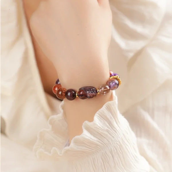 Feng Shui lucky energy bracelet on wrist
