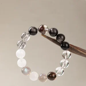 Silent Clarity – Silent Clarity – Five Elements Metal Water Element Energy Bracelet