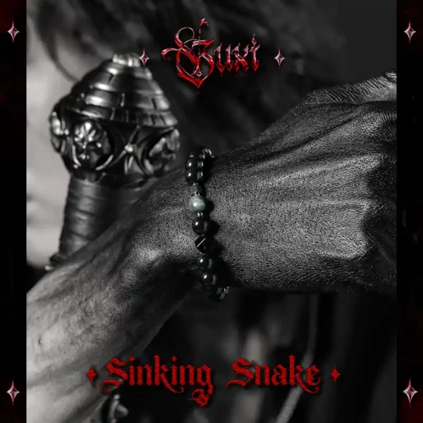 GUXI Sinking Snake bracelet modeled in dark warrior style