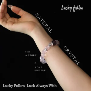 Rose Quartz Amethyst Love Bracelet