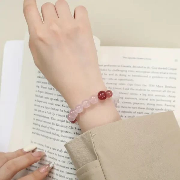 Sweet Harmony bracelet worn while reading