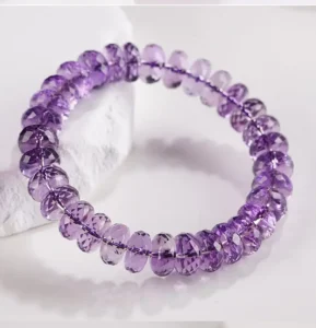 Royal Clarity – Premium Faceted Amethyst Healing Energy Bracelet