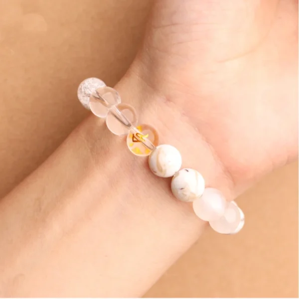 Five Elements Metal energy bracelet on natural background