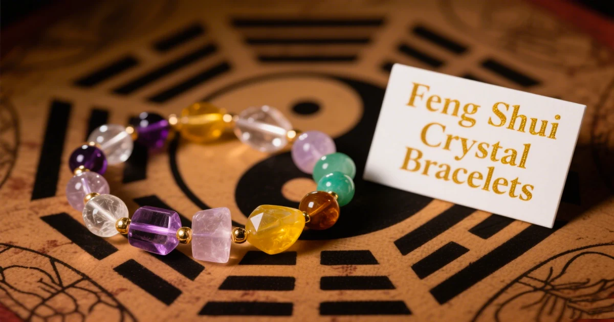 feng shui crystal bracelet