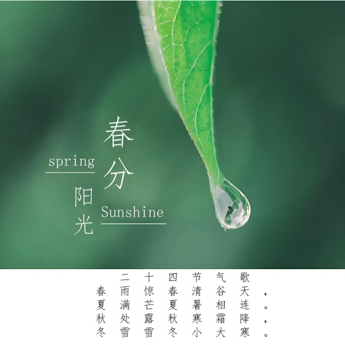 One of the 24 solar terms in China: Spring Equinox