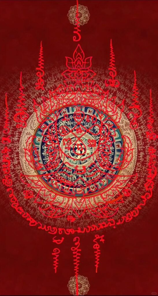 Octagonal Feng Shui fortune chart with Yin-Yang symbol at center, surrounded by eight trigrams and corresponding life areas and Five Elements.