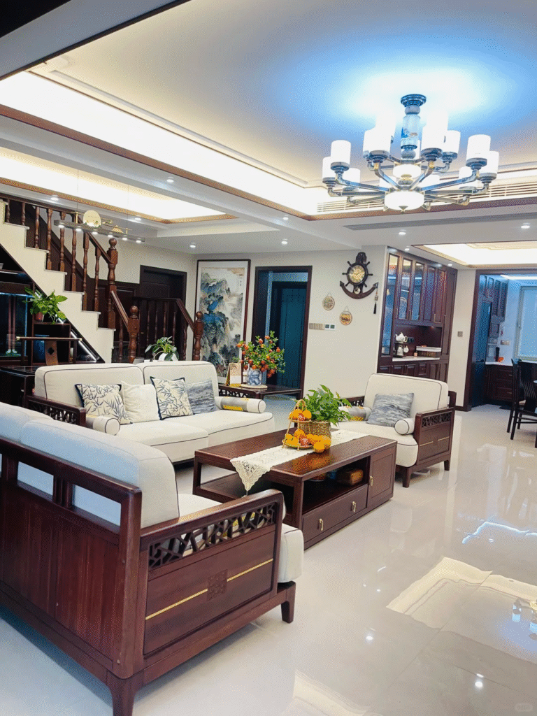 Reasonable Feng Shui layout of the living room
